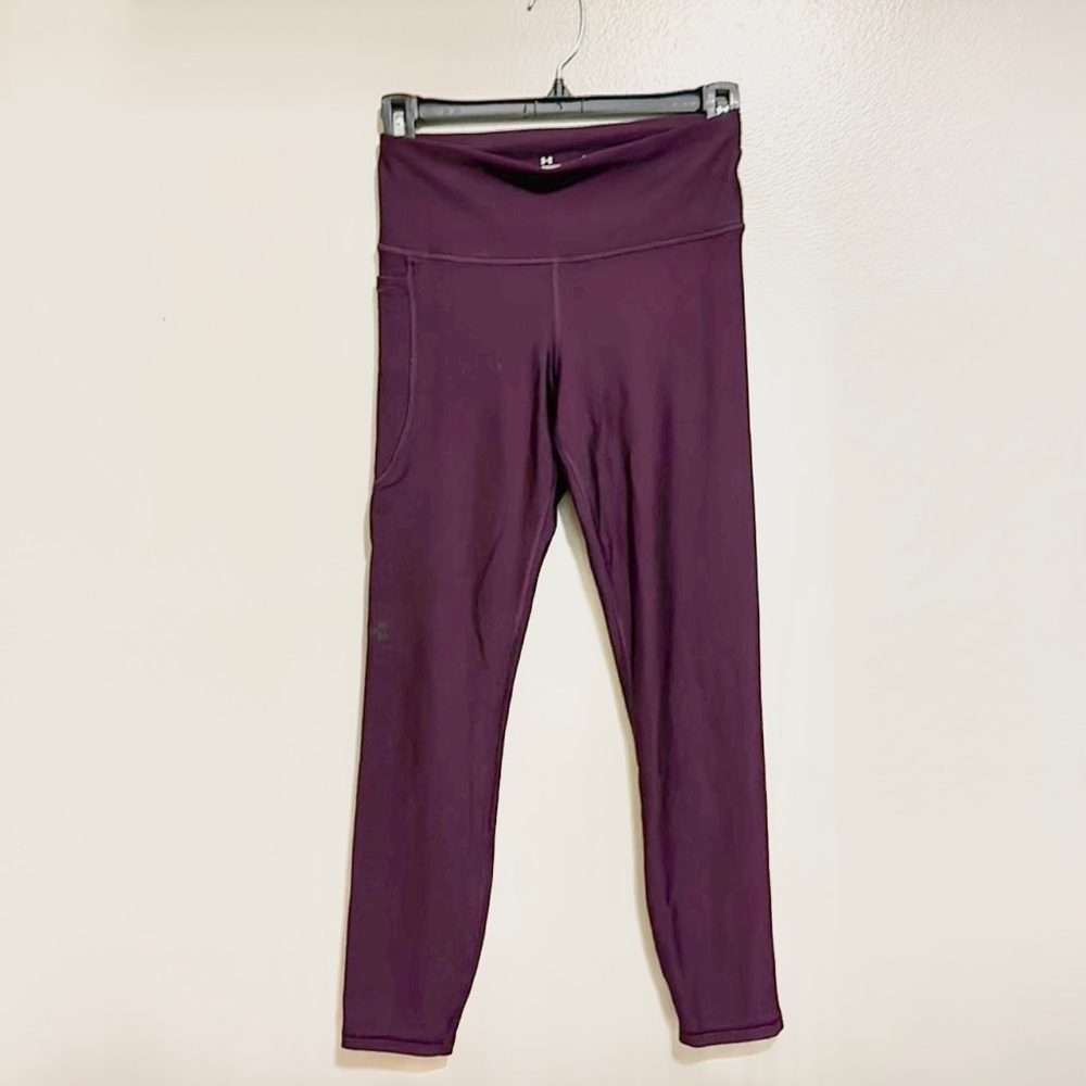 Under Armour Heat Gear Compression Plum Size Small